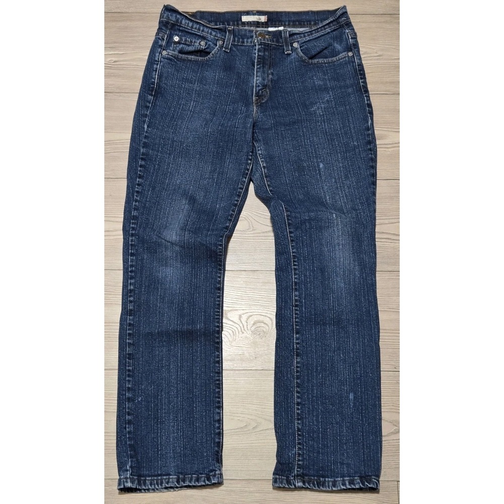 Levi's 505 Straight Leg Jeans Womens 10 Levis 30x29 Blue Pants